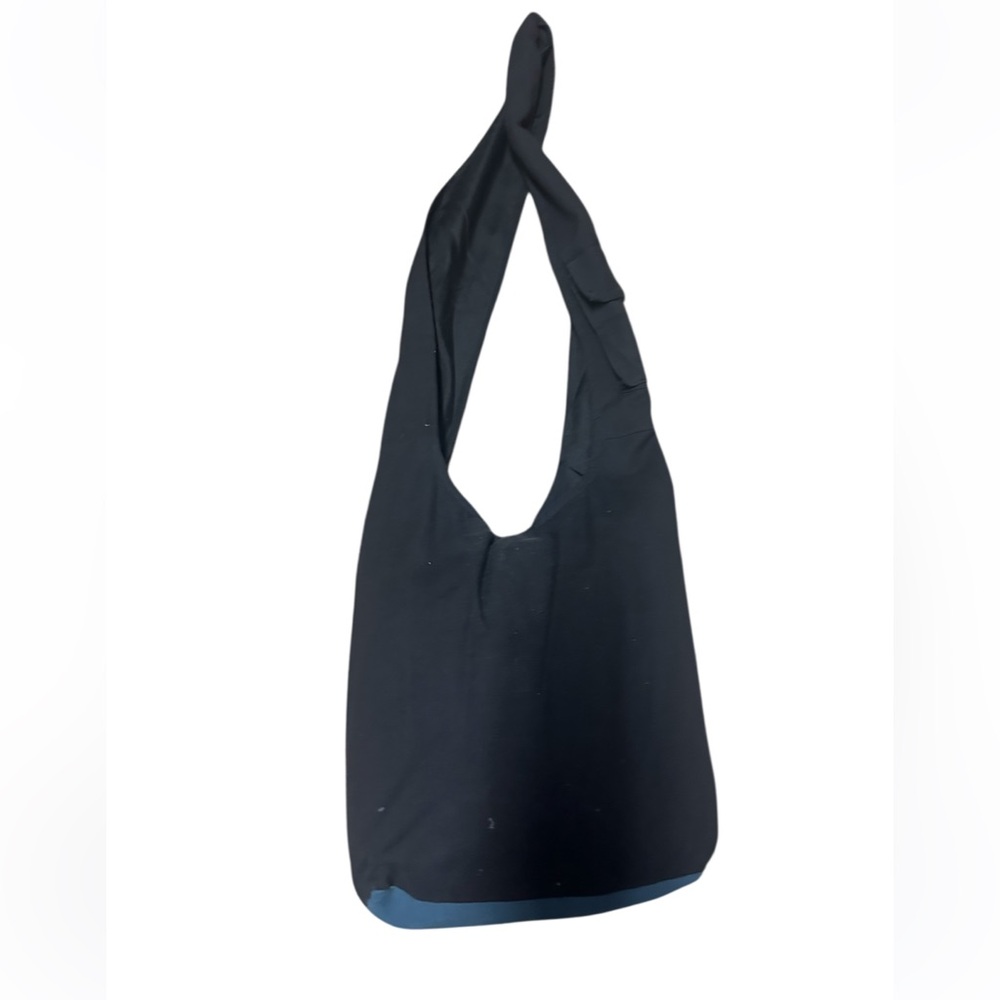 Multicolor Canvas Sling Bag. LG/GR/GR - Picture 2 of 2